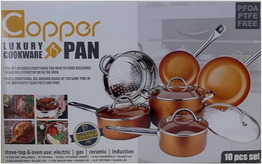 M MELENTA 11 Piece Cookware Set