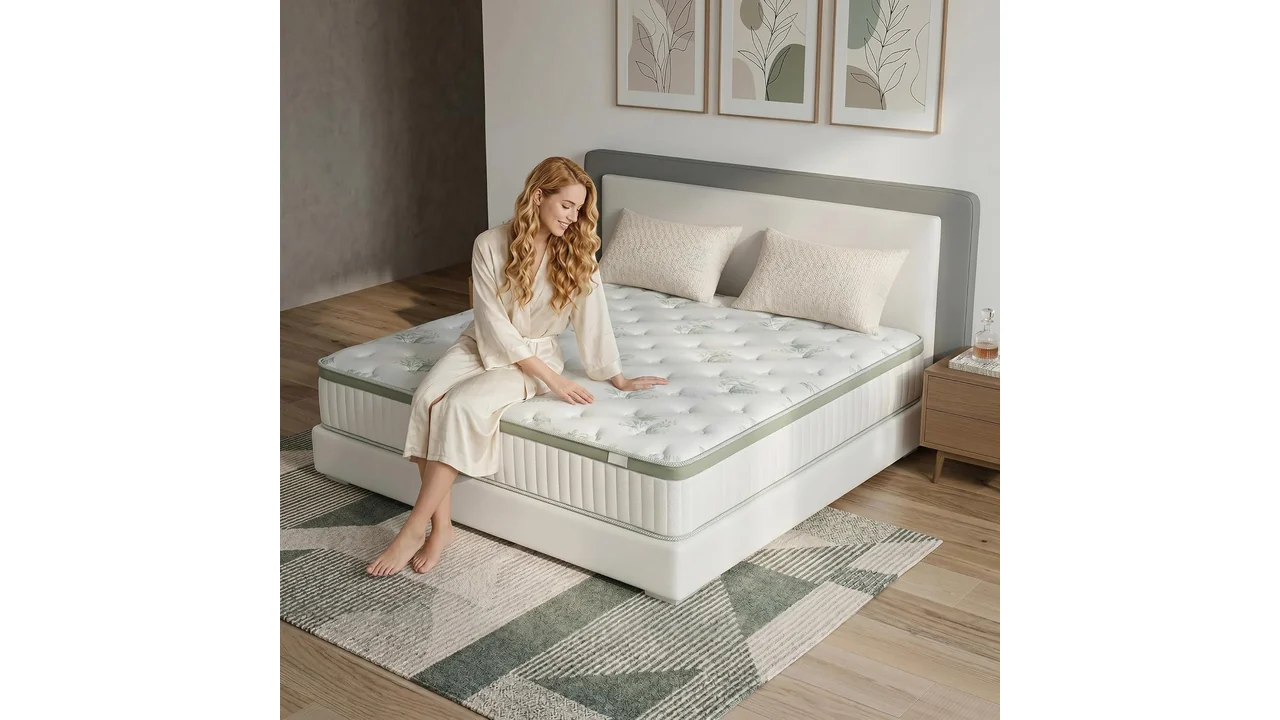 Queen Size Mattress 12 Inch, Medium Firm Memory Foam