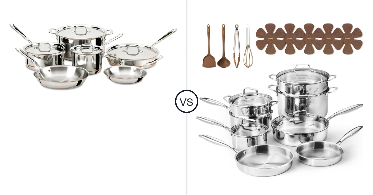 All-Clad 10-Piece vs CAROTE 21 PCS: Oven Comparison