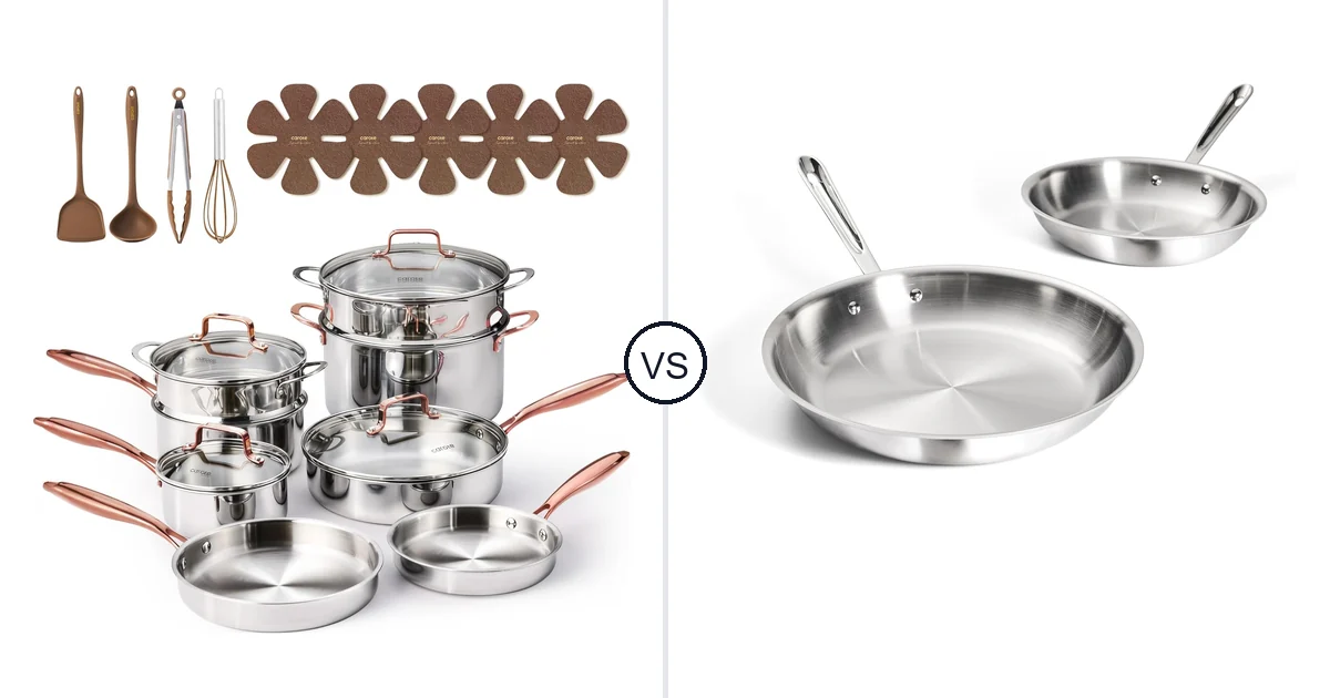 CAROTE 21 PCS vs All-Clad D3® Stainless Steel: Best Oven for Your
