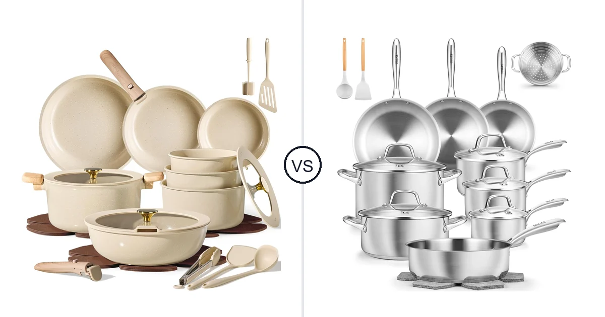 CAROTE 25pcs vs KOCH SYSTEME CS 21 PCS: Oven Comparison (Key