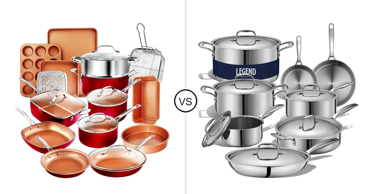 GOTHAM STEEL 20 Piece Set vs LEGEND COOKWARE 14-Piece: Best Oven