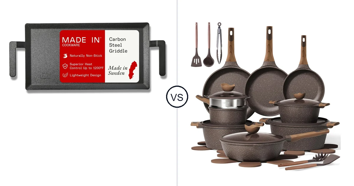 Made in Cookware – Carbon vs CAROTE 26 Piece: Which Should You Buy?