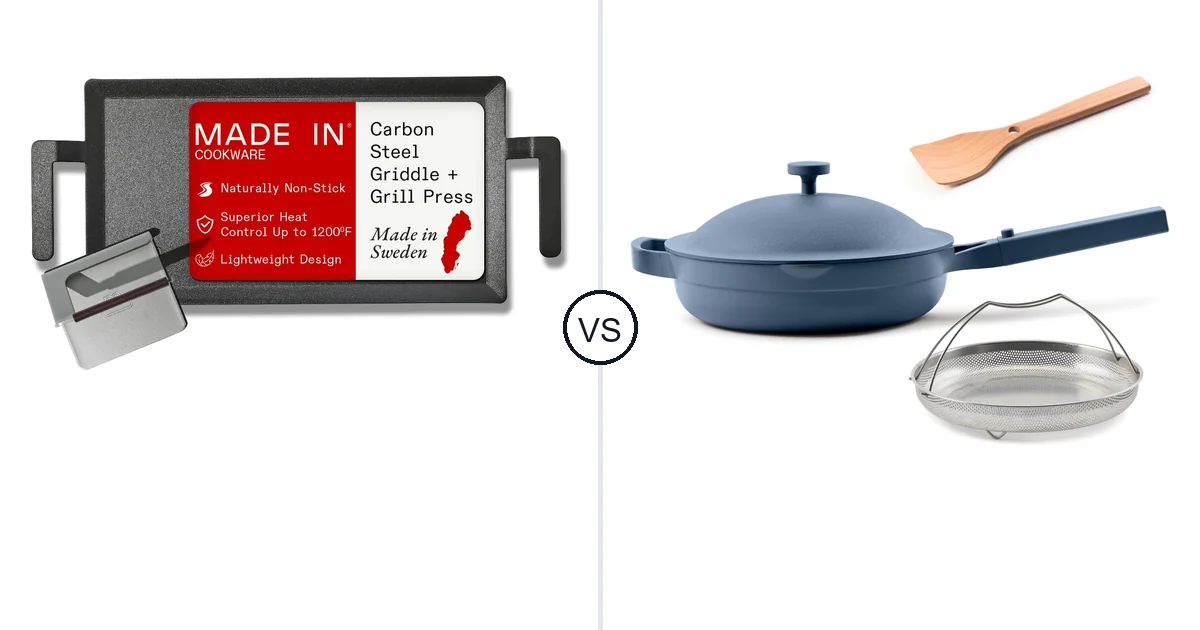 Made in Cookware – Carbon vs Our Place Always Pan: Oven Comparison