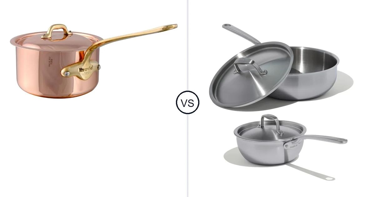 Mauviel 1.9 Quarts vs Made in 4-Piece: Key Differences