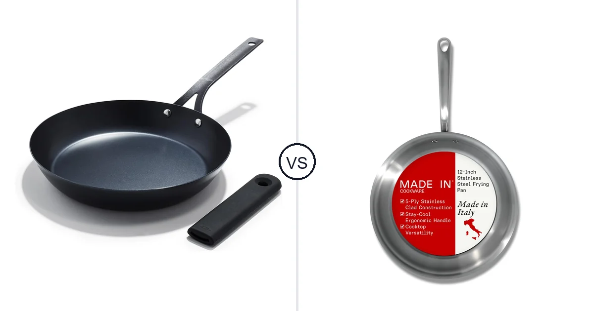 OXO Obsidian 12 Carbon vs Made in 12-Inch: Best Oven Cookware