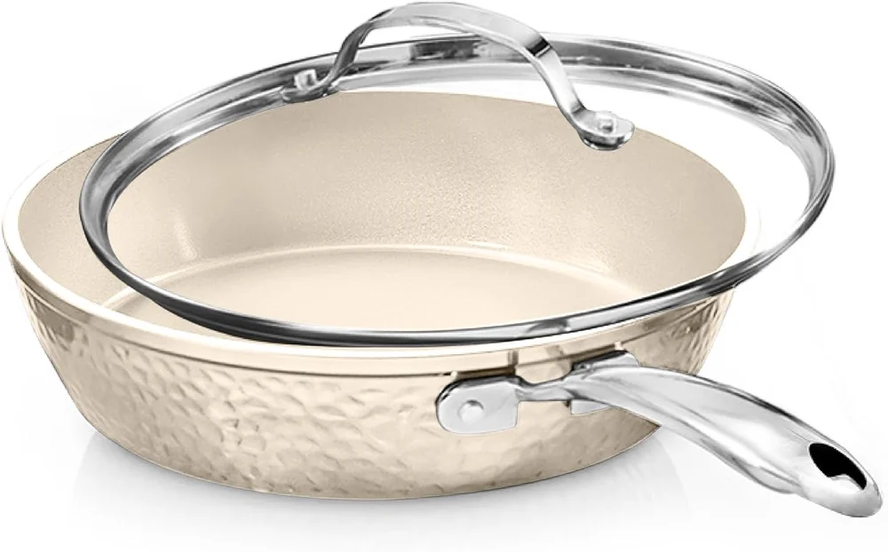GOTHAM STEEL Hammered Frying Pan Set
