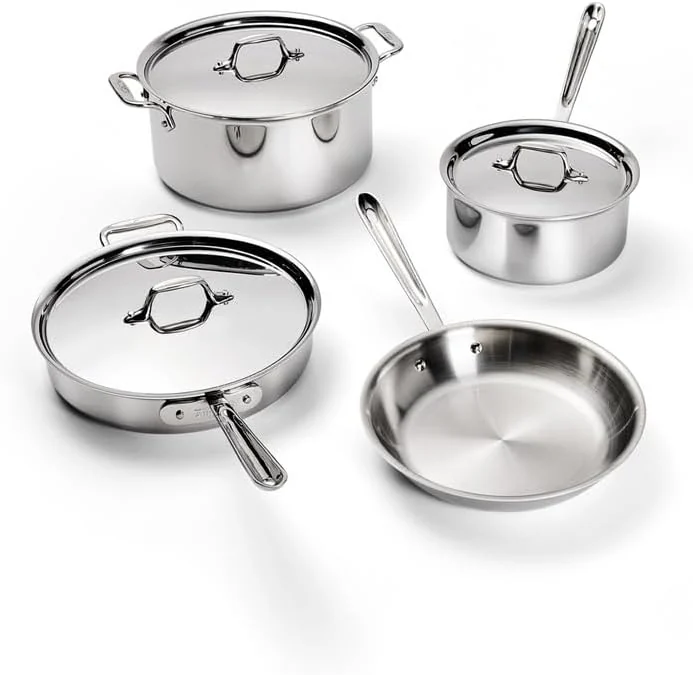 All-Clad D3® Stainless Steel 10 and 12