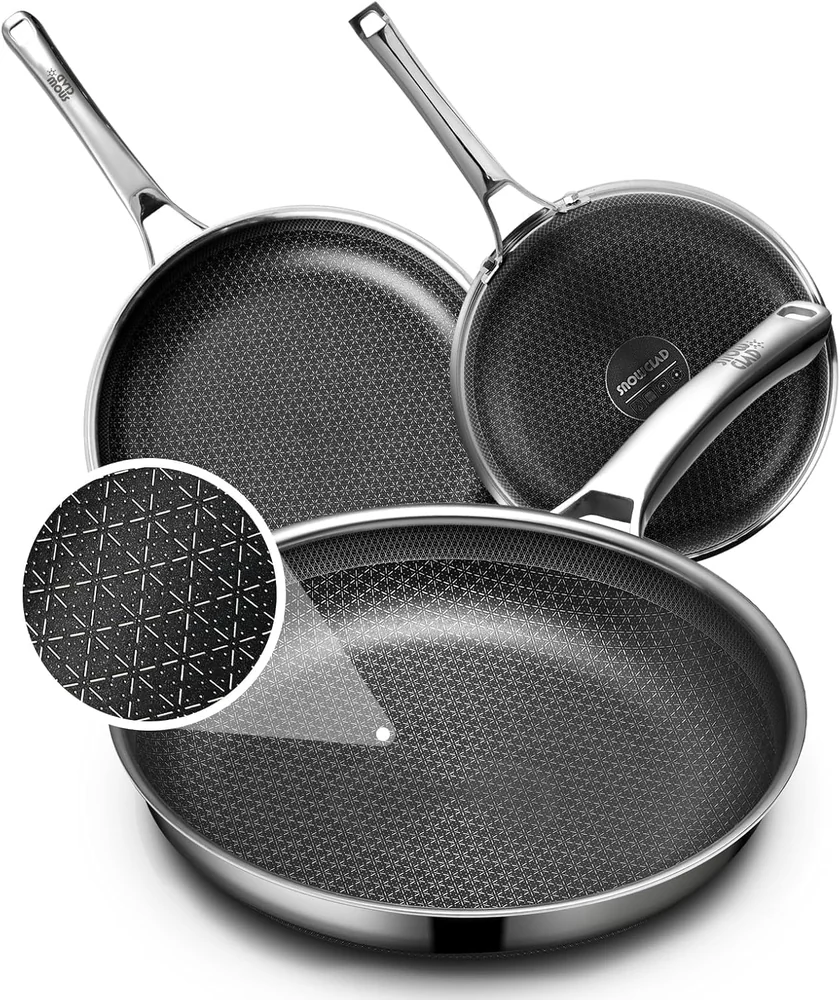 AVOWB.T.Q Titanium Pans for Cooking