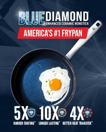 Blue Diamond Pro Steel 2 Piece Tri-Ply Stainless