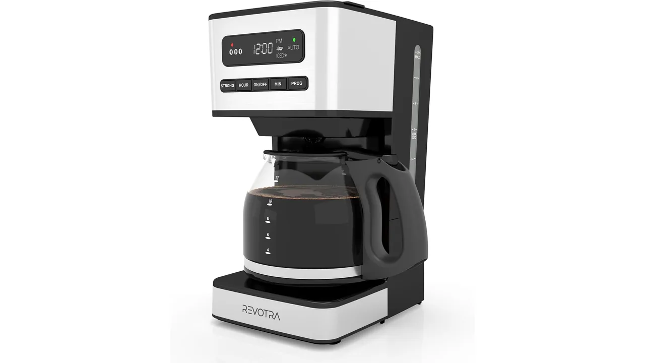 REVOTRA 12 Cup Programmable Coffee Maker, Hot Iced – Honest Review